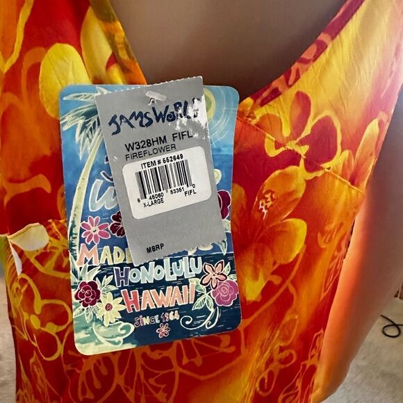 Jams World Hula Moon Fireflower Sundress XL NWT - Picture 4 of 8